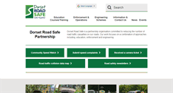 Desktop Screenshot of dorsetroadsafe.org.uk